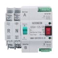 Practical product Dual-Power Automatic Transfer Switch 2P 100A Household 35mm Rail Installation. 