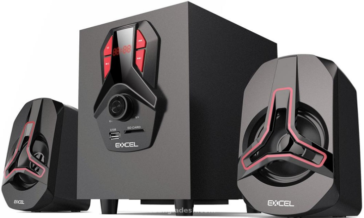 2.1 Multimedia Speaker with Sub Woofer E-Y297BT Remote Control