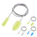 Aquarium Fish Tank Pump Filter Tube Pipe Double End Flexible Hose Cleaning Brush.