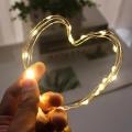 1M 10Led Mini Micro Copper Wire Light Battery Operated Led Strip String Fairy Lights. 