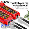 ANENG M469A Network Cable Tester RJ45 RJ11 LAN Cable Tester Finder Multi Test Networking Tool with Flashlight for Network Repair.
