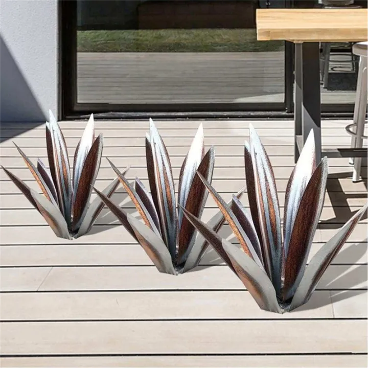 1%20PCS%20Tequila%20Rustic%20Sculpture%20DIY%20Metal%20Agave%20Plant%20Garden%20Yard%20Art%20Decoration%2065CM%20-%20Image%202