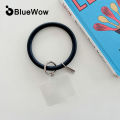 BlueWow Universal Hanging Ring fore Mobile Phone Soft Silicone Lanyard Strap Anti-Lost Bracelet for iPhone Samsung Keychain.