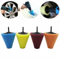 Car Wheel Hub Polish Buffing Shank Polishing Sponge Cone Metal Foam Pad for Car Wheels Car Doors and Handles 8Pcs.
