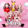 Doll Lele Barbie 6 Points BJD Dress Up Princess Skirt Girl Toy 3D Real Eye Set Gift Box. 