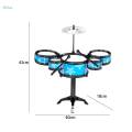 Kids Drum Set Childrens Simulation Drum Toy for Birthday Christmas Holiday.