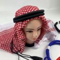 1Pcs Desert Accessories Headwear Rope Man Saudi Arabic Dubai Islamic Clothing Headrope Muslim Black Egal Shemagh Shawl. 