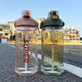 1500/2000ML Water Bottle With Straw Outdoor Sports Drinking Bottles Large Capacity Plastic Cup Outdoor Cup Fitness Water Bottle. 