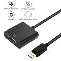 Displayport to HDMI Adapter DP to HDMI Converter Displayport HDMI Adapter DP to HDMI ***Black***.