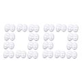 White Mask,24Pcs Halloween Full Face Mask Blank DIY Mask Dance Cosplay Party Plain Masquerade Paper Mask to Decorate. 