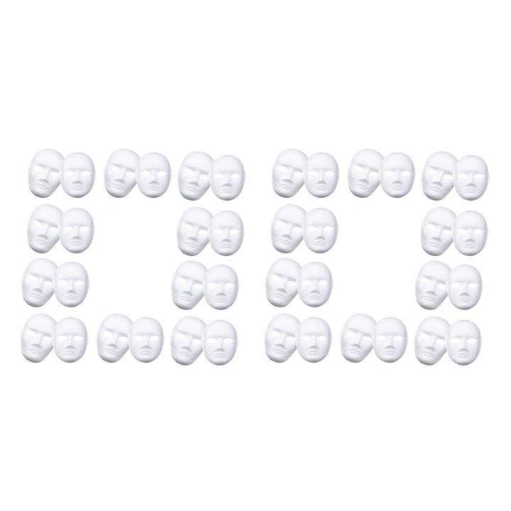 White%20Mask,24Pcs%20Halloween%20Full%20Face%20Mask%20Blank%20DIY%20Mask%20Dance%20Cosplay%20Party%20Plain%20Masquerade%20Paper%20Mask%20to%20Decorate%20-%20Image%204