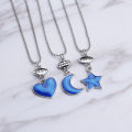 【Daily Necessities For Anyone Store】3pcs Fashion Cute Star Moon Good Sister Pendant Necklace BFF Best Friends Jewelry Love Three-Piece Necklace Jewelry. 