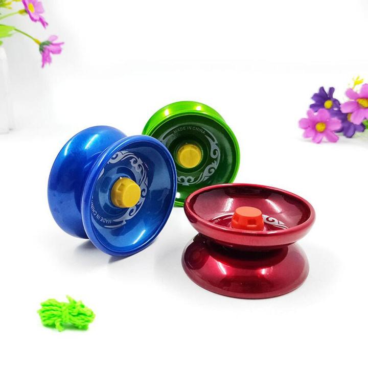 Random Color Alloy Yoyo Ball Professional High Performance Speed Cool Alloy Yoyo Leisurely Walk Ball Children Games New Sale