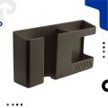 New 2 in 1 Wall Mounted Storage Box Multifunction Punch Free Organizer TV Remote Control DIY Mobile Phone Plug Charging Holder. 