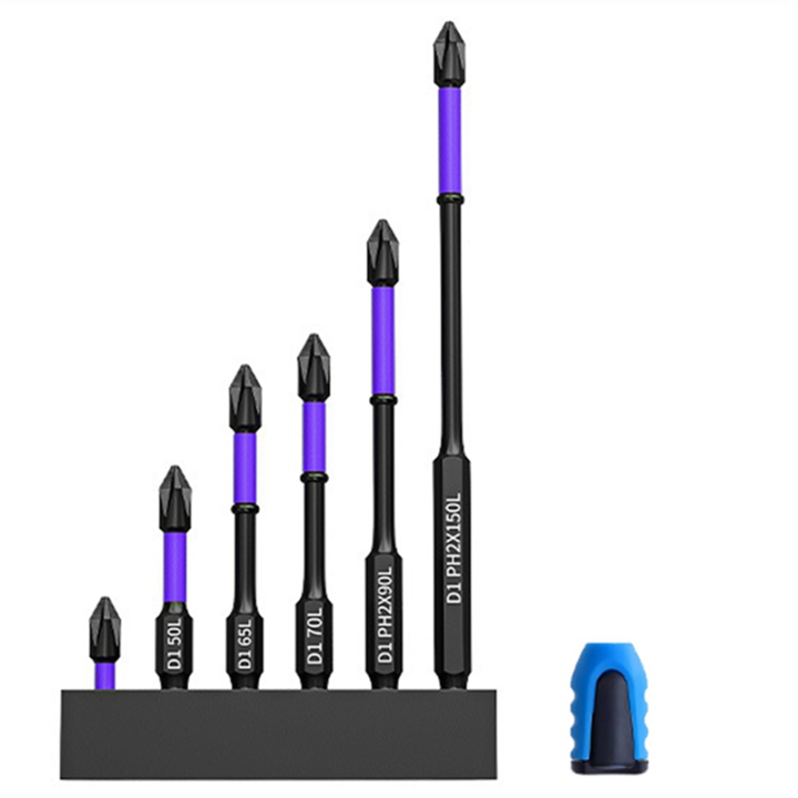 Magnetic Drill Anti-Shock Non-Slip Bit, Super Strong Magnetic Drill Bits, (1 Set)