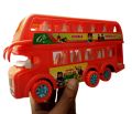 Plastic Model bus Double decker bus toy multicolor push and go bus toy multiexel model bus.