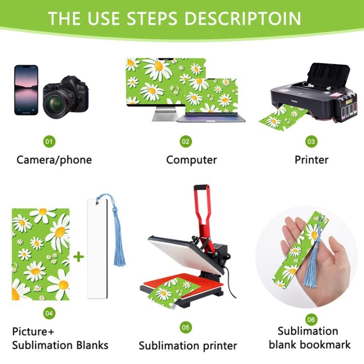 30Pcs%20Sublimation%20Blank%20Bookmarks,%20Sublimation%20Blank%20Products%20DIY%20Bookmark%20Craft%20Projects%20Sublimation%20Double%20Sublimation%20-%20Image%205