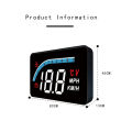 Car HUD Display, Head Up Display High Definition Speedometer Car Diagnostic Tool OBD Fault Code Elimination Safe Driving Computer Overspeed Fault Alarm for All Vehicles. 