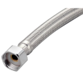 1/2" Braided Hose pipe for water heaters (China) 36" - 2 piece set.