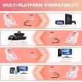 QearFun New Pink Headphones for PC Girls Gaming Headset with Microphone Gamer for PS4 Windows XP/7/8/10 Laptop Phone. 