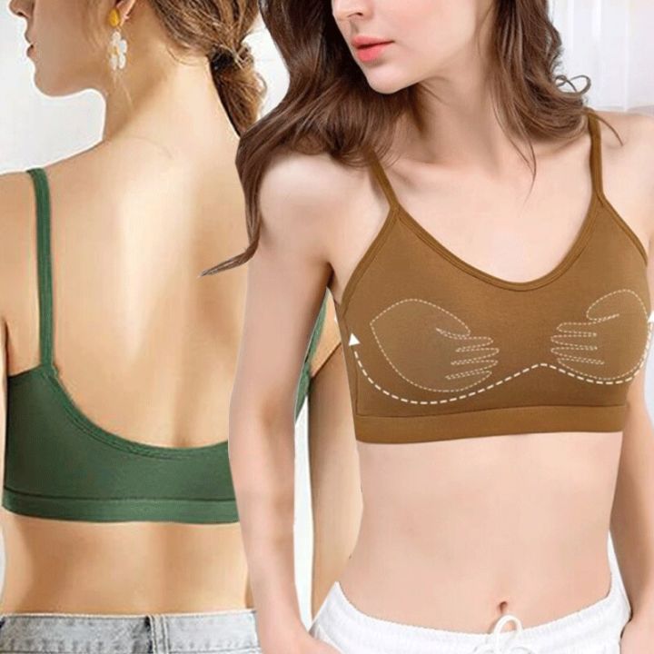 Pure%20Cotton%20for%20Women%20Underwear%20Solid%20Seamless%20Bra%20with%20Pads%20Push%20Up%20Fixed%20Cup%20Tops%20Bralette%20Brassiere%20Beautiful%20Back%20Vest%20-%20Image%206