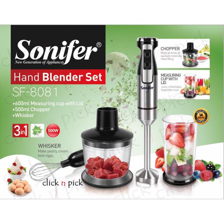 Hand Blender Set 3-in-1 Sonifer SF-8081