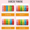 Magnetic Arithmetic Learning Toy, Cylinder Numbers, Intelligence Development Toy, Kids Number Game Blocks,  Magnetic Math Toy. 