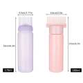 Portable Hair Oil Applicator Bottle With Soft Comb Head. 