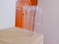 Crystal Plastic Water Jug - 2 Liter Square Shaped With Lid.  Plastic Crystal Clear Water Jug For your Home And Dining Table. C90D. 