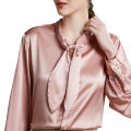 Woman Silk Shirt Long Sleeve Shirt Ladies Tops Blouses Wear - Blouse For Women.