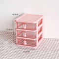Two Layer Makeup storage box Stationery Storage Box Three Layer plastics Plastic storage organizer Drawer divided storage box. 