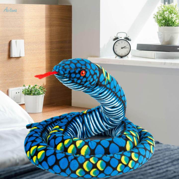 Curling Snake Plush Toy Funny Snake Stuffed Animal for Party Favor Children