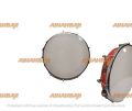 Tambourine Drum- Bell Birch Metal Jingles Percussion. 