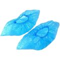 40-Piece Disposable Shoe Covers for Carpet Protection, Elasticated Anti-Slip Boot Covers, Blue.