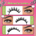 GROINNEYA Fluffy Lashes 5 Pairs 3D Faux Mink Lashes Fluffy Soft Wispy Volume Natural long False Eyelashes Reusable Eyelashs Make. 