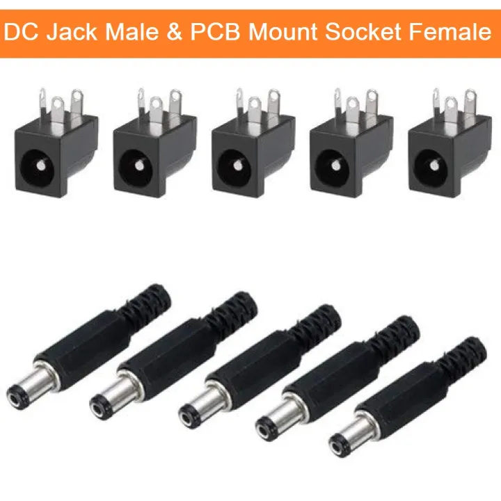 5Pair-%20MALE%20FEMALE%20Jack%20Connector%20Plug%205V%2012V%2024V%20DC%20Jack%20Male%20&%20PCB%20Mount%20Socket%20Female%20DC%20Power%20Jack%202.1mm%20Plug%20Socket%20Power%20Supply%20For%20LED%20Cable%20Adapter%20-%20Image%203