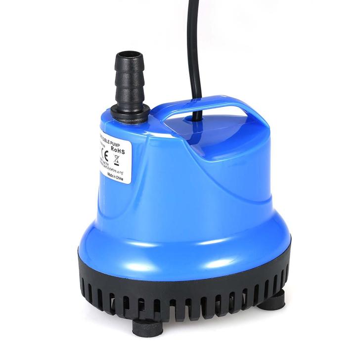 20W 1800L/H Submersible Water Pump Mini Fountain Pump for Aquarium Fish Tank Pond Water Gardens Hydroponic Systems with Nozzle AC220-240V