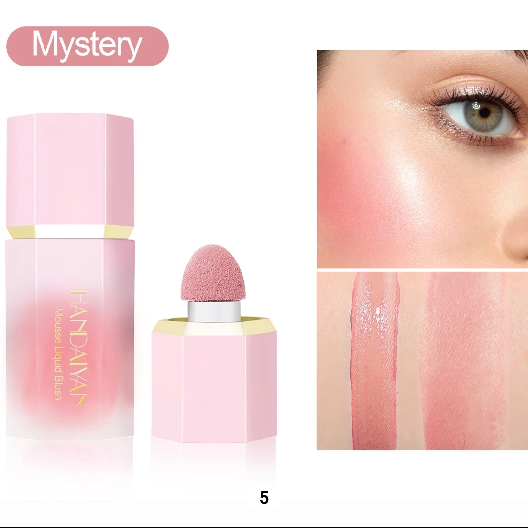 Beauty Makeup 5 Color Blush Liquid Naturally Brighten Up Skin Color Waterproof Cosmetics