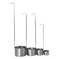 1PC Stainless Steel Measuring Cup Kitchen Bar Measuring Tools Sets For Sauce Oil Coffee Scoop Ladle Spoon With Hook.