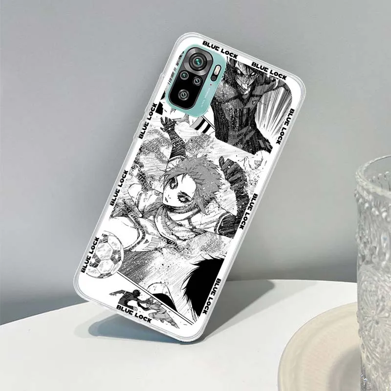 Cover Per Xiaomi Redmi 10 (4G) – 2 Pezzi, Morbida TPU Trasparente Con Design Anime Lion A Cartone Animato, Protezione Antiurto