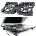 【3C VictoryEagle】14inch USB 2 Fan Laptop Radiator Cooling Pad. 