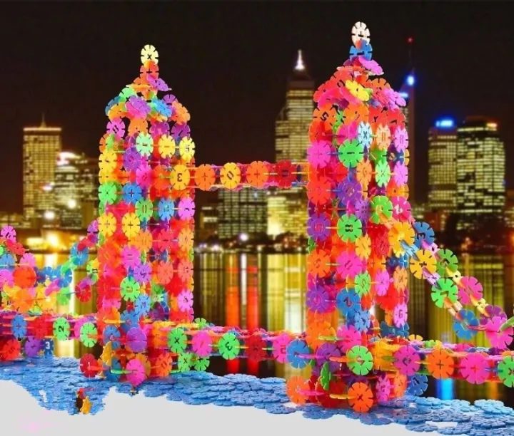 100pcs%20Children%20Kid%20Baby%20Toys%20Multicolor%20Building%20Blocks%20Snowflake%20Creative%20Educational%20Construction%20Plastics%20Toys%20-%20Image%203