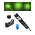 Green Rechargeable Laser Pointer Laser light Adjustable Focus (Professional).