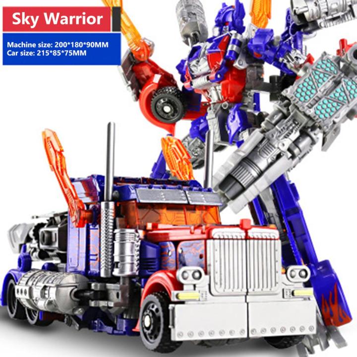 【Serendipity party】Transformers 5 Model Robot Sky Warrior/Wasp Warrior  Car Robot Toy Optimus Prime/Bumblebee