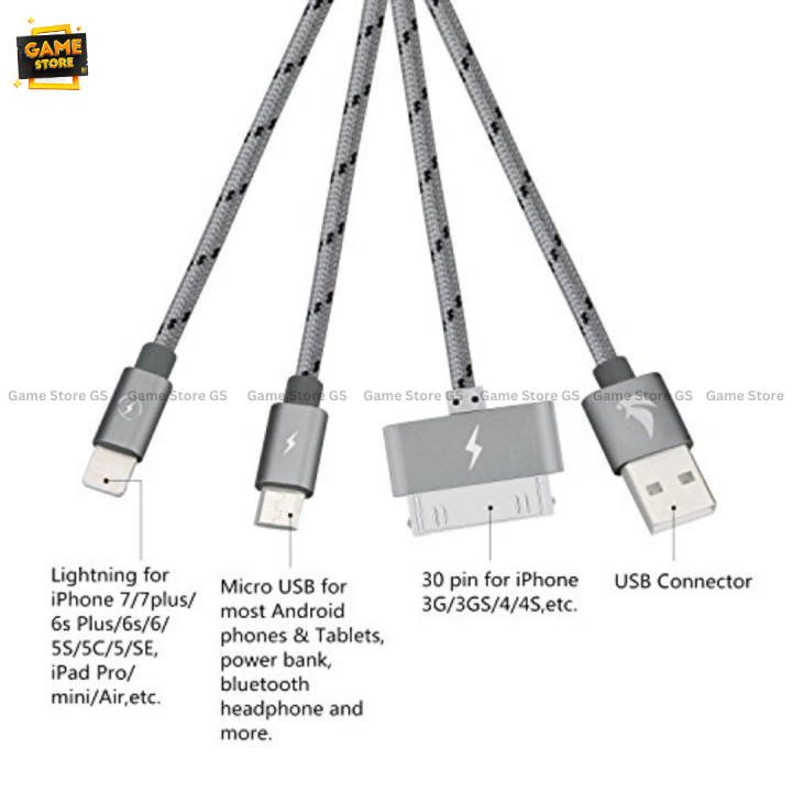 EliteSoft%20High%20Speed%20100%20cm%203%20in%201%20Multiple%20USB%20Charging%20Cable%20with%208%20Pin%20Lighting/30%20Pin/Micro%20USB%20Connector%20for%20iPhone%207,%206,%205,%204,3,%20iPad%204,3,2,Air,%20iPod,%20Galaxy%20S3/S4/S5/S6/S7%20Edge,%20LG,%20HTC%20and%20More-Grey%20-%20Image%203
