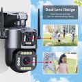 Duel Lens Waterproof Outdoor WIFI IP Camera V380. 