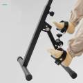 Pedal Exerciser Pedal Exercise Bike Workout Mini Indoor Leg Peddler Machine for Seniors Adjustable Resistance Hand Arm Leg Exercise Peddler.