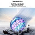 Shehave Flying Ball Toy with RGB Lights, 360° Hand Controlled Mini Flying Orb Toy, Flying Orb Ball Toys for Kids Adults Indoor Outdoor. 