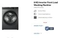 Haier 8 KG Front Loading Washing Machine (HW80-BP12929S6) Free Installation. 
