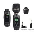 Mini System UHF XLR System Wired to Wireless Microphone Transmitter Microphone Adapter. 